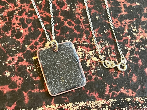 Crow Pendant with Butterfly