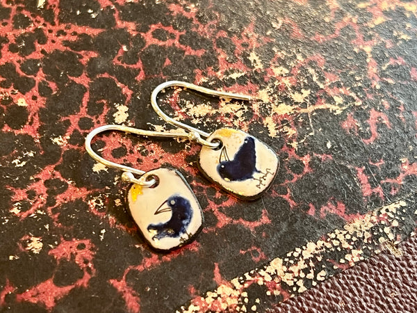 Crow Earrings