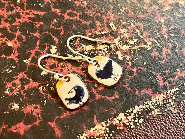 Crow Earrings