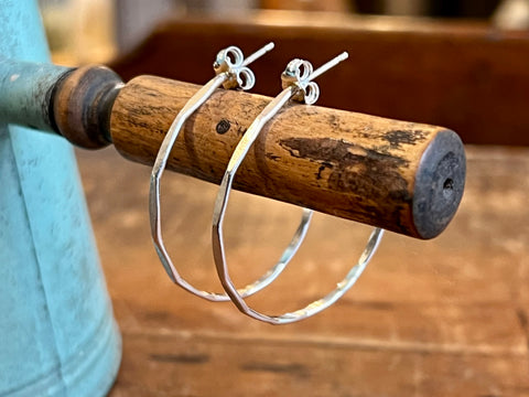 Maxi Tide Hoop Silver