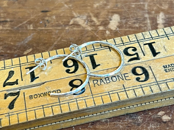 Midi Radiance Hoop Silver