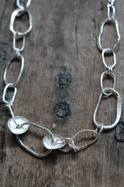 Men An Tol Silver Necklace