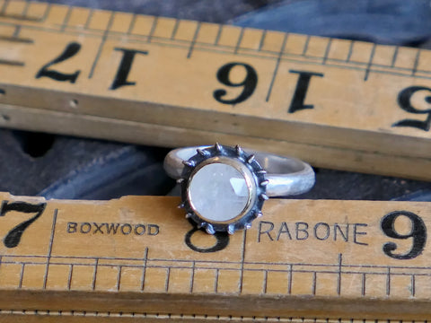 Moonstone Cup Ring