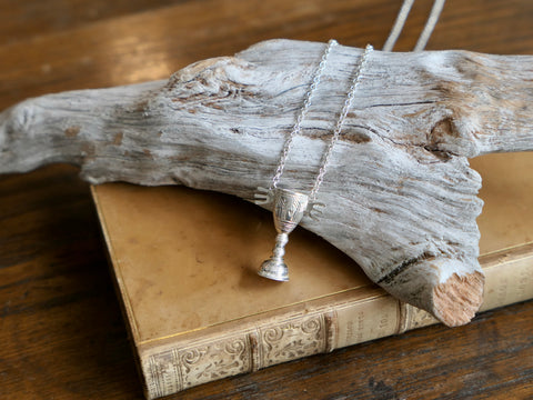 Vintage and Preloved Silver Chalice Necklace