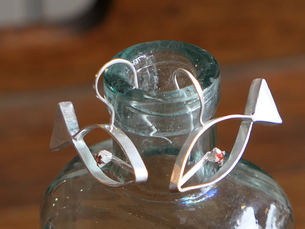 Swimming Silver Fish Earrings