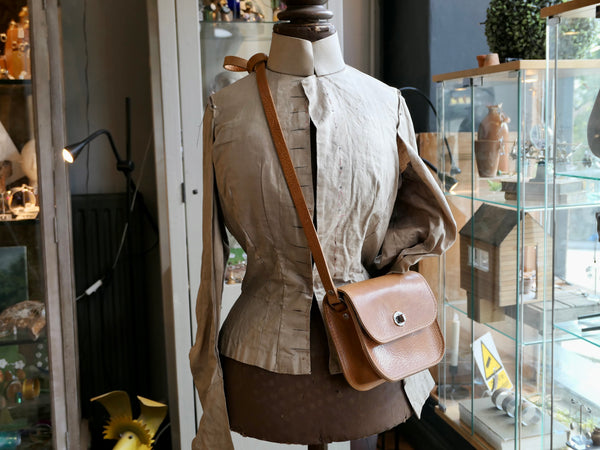 Tan Leather Cross Body Bag