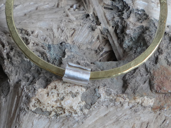 Rip Curl Bangle Brass and Silver