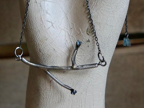 Silver Branch Necklace