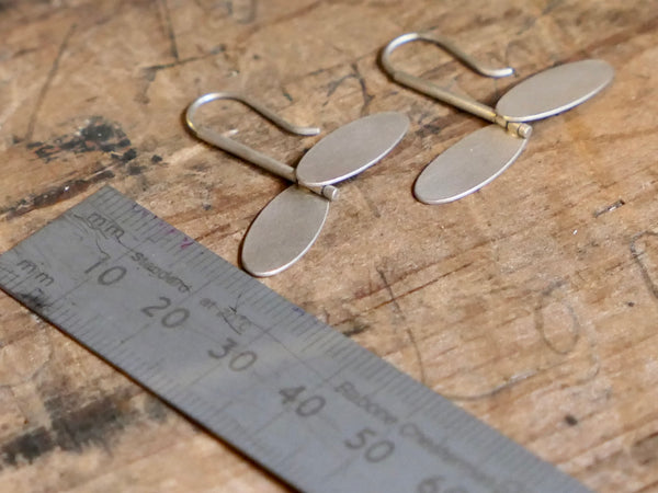 Large Overlapping Ovals Earrings