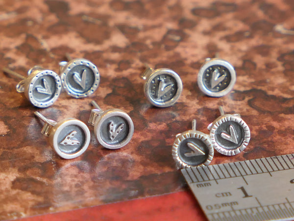 Heart Stud Earrings