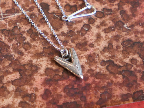 Large, Plump, Polished, Heart Pendant with Dots