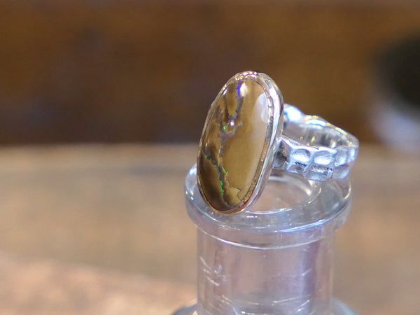 Boulder Opal Ring