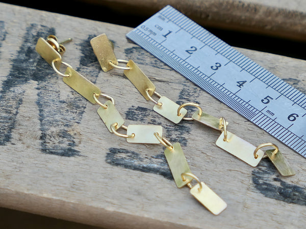 Rectangle Cascade Earrings