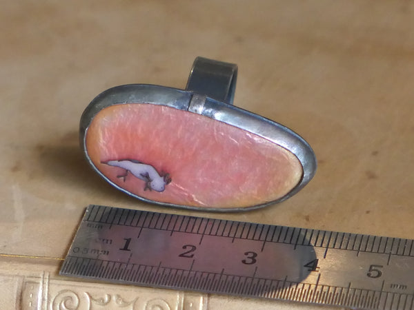Enamel Axolotl Ring