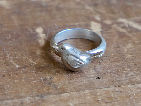 Silver Wren Ring