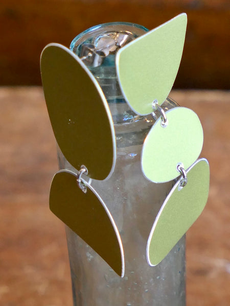 Form Earrings Chartreuse