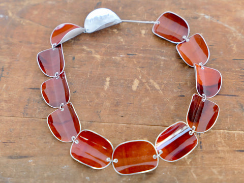 Origami Collar Chestnut