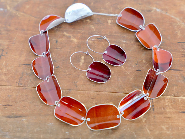 Origami Collar Chestnut