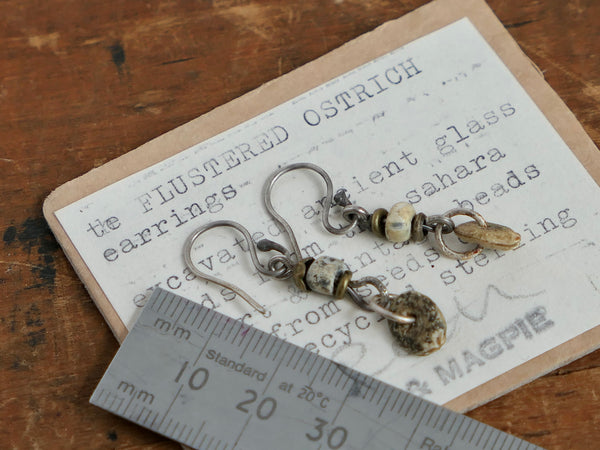 Flustered Ostrich Earrings