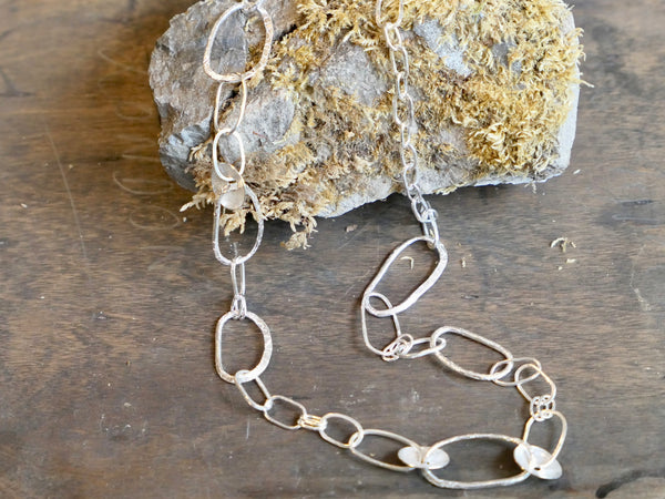 Men An Tol Silver Necklace