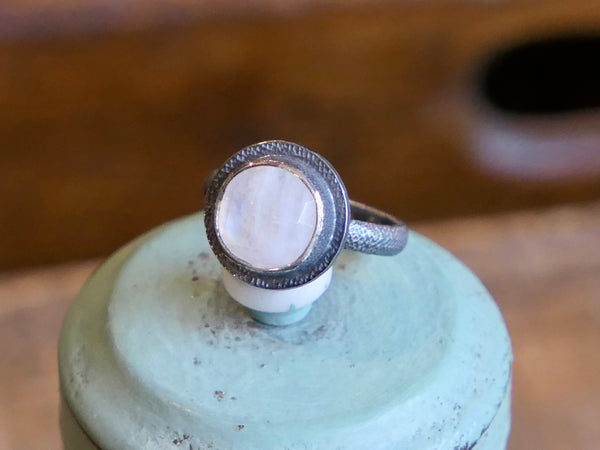 Moonstone Cup Ring