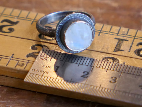 Moonstone Cup Ring