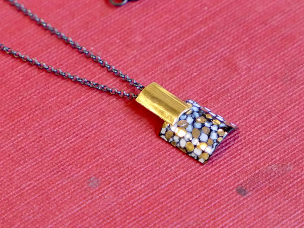 Gold Plated Rectangle and Square Pendant