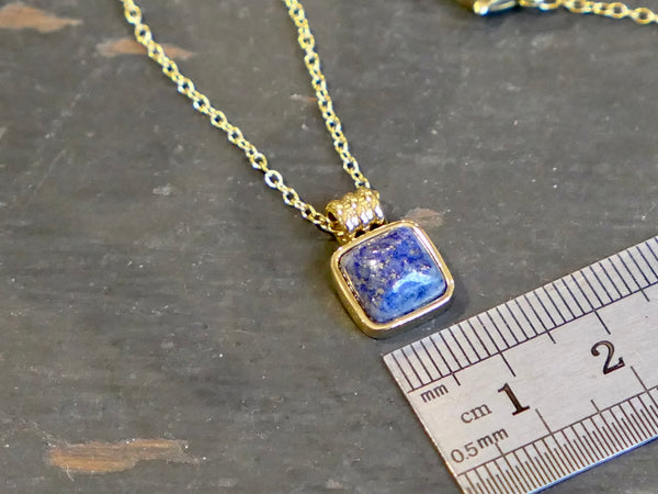 Dainty Lapis Lazuli Pendant