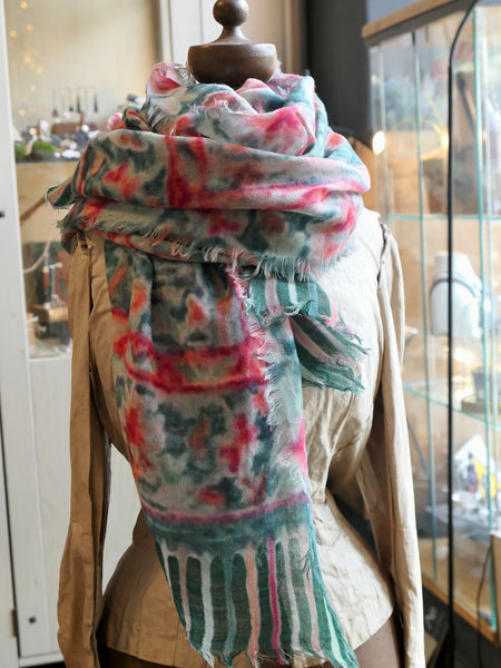 Watermelon Wool Scarf