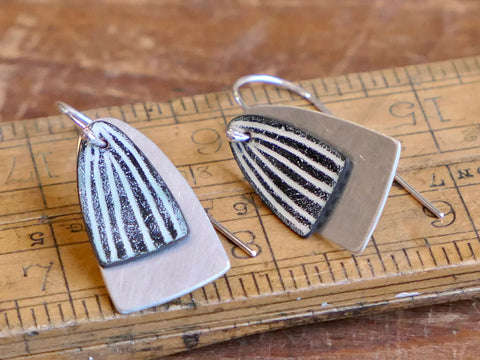 Elora Earrings with Silver