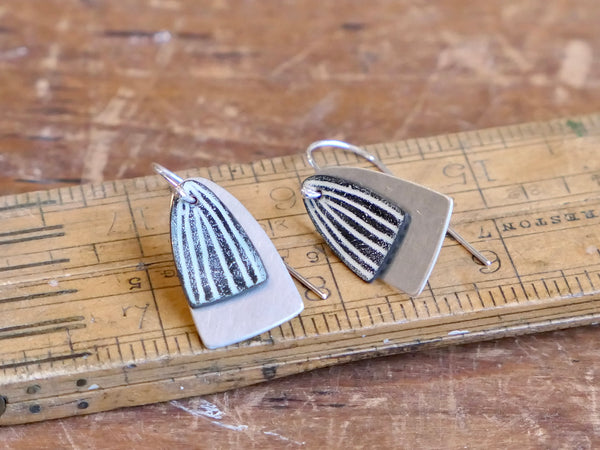 Elora Earrings with Silver