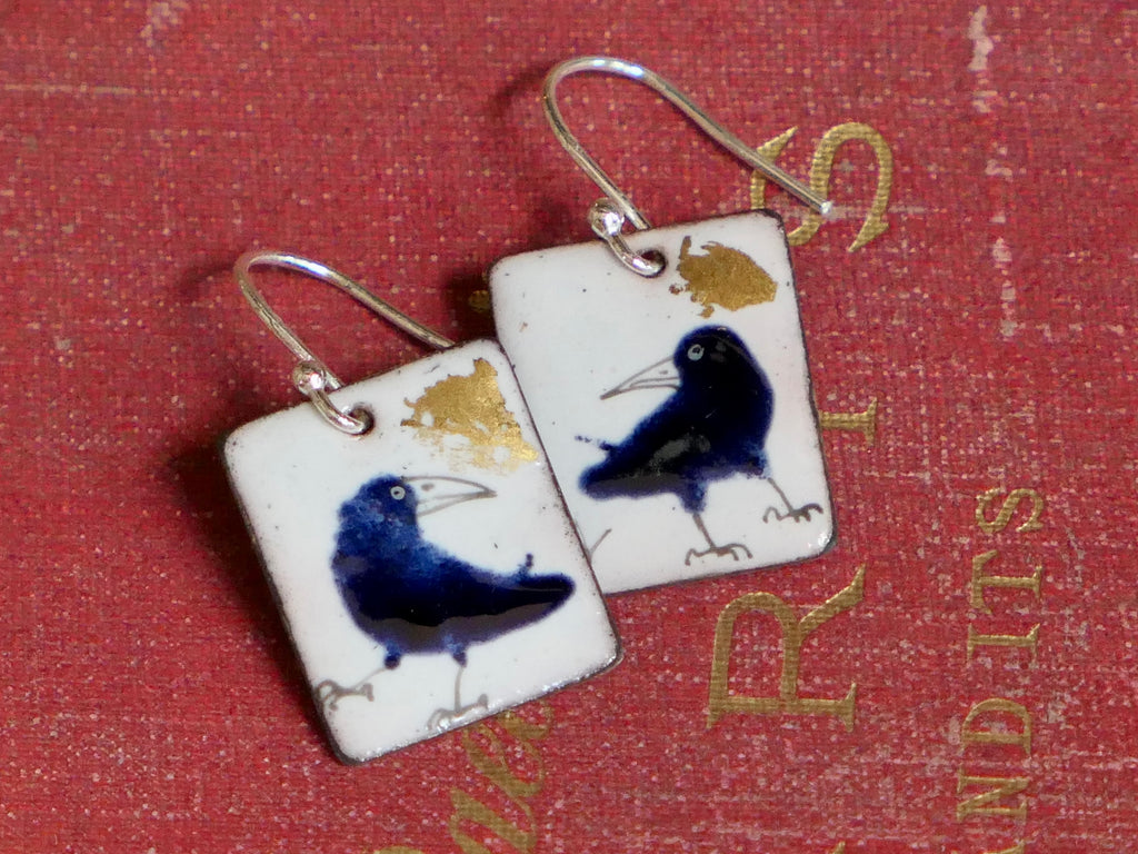 Standing Crow Earrings