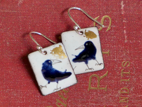 Standing Crow Earrings