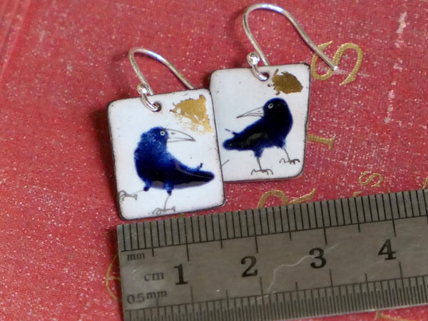 Standing Crow Earrings