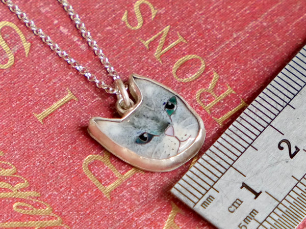 Small Tabby Cat Pendant