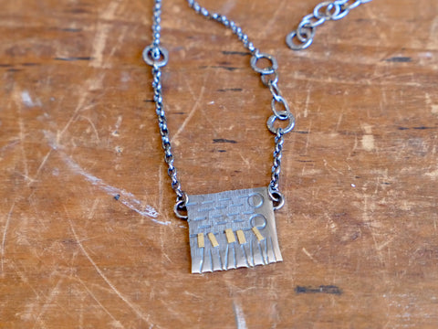 Square Landscape Pendant