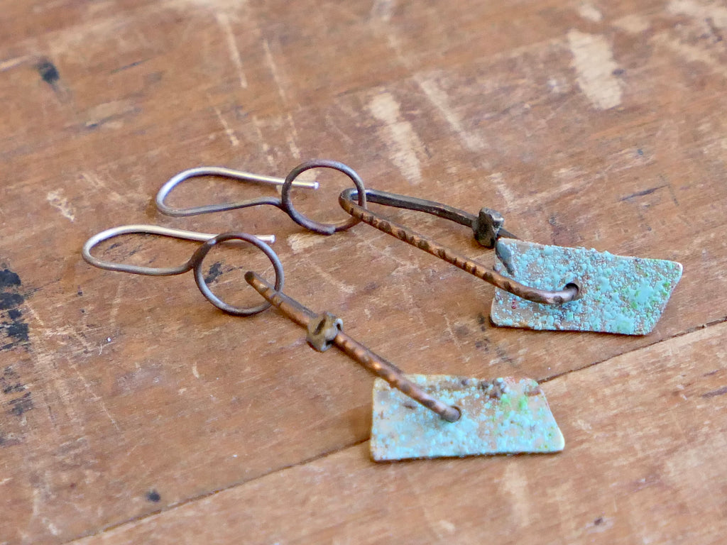 Turquoise Artist Earrings
