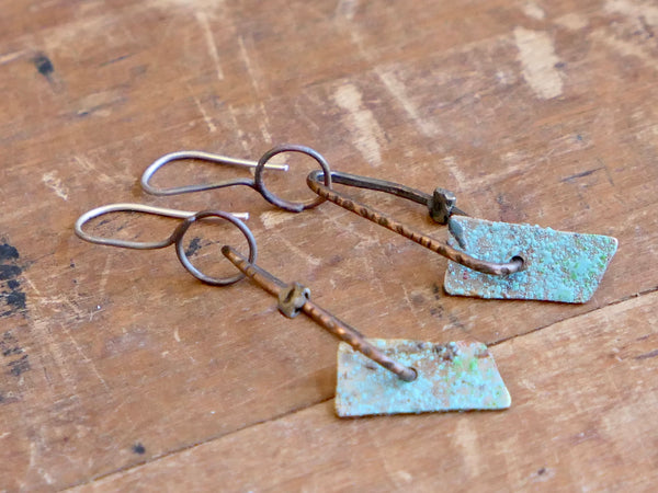 Turquoise Artist Earrings