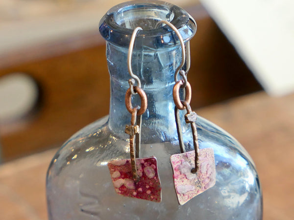 Red Artist Earrings