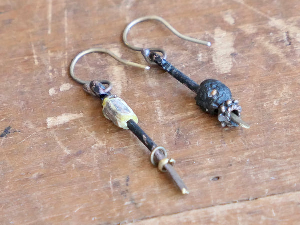 Liquorice Root Earrings