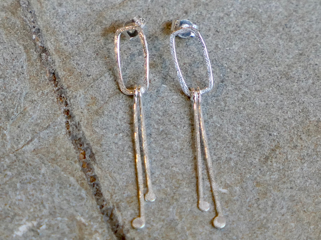 Synthesis Double Drop Earrings