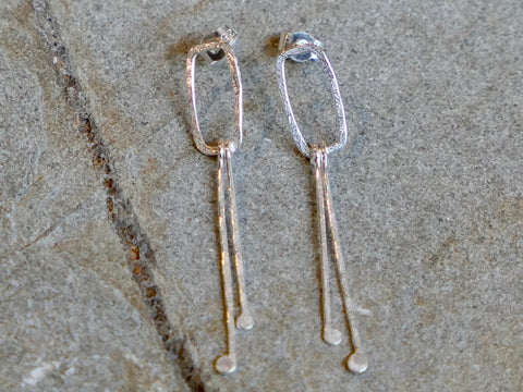 Synthesis Double Drop Earrings