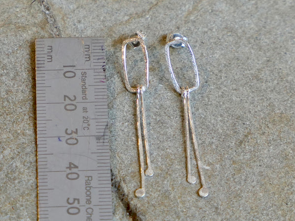 Synthesis Double Drop Earrings
