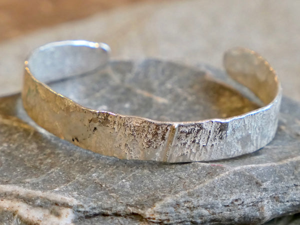 Textured Cuff with Gold Seam