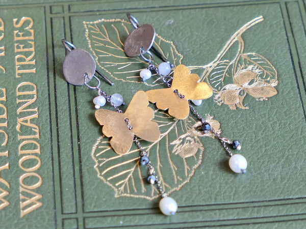 Butterfly Drop Earrings