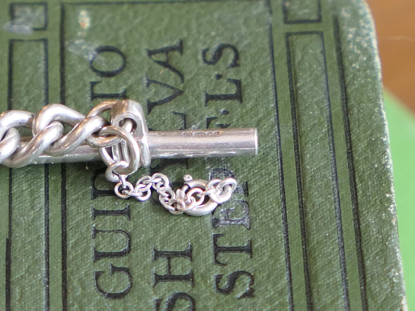Vintage and Preloved Chunky Sterling Silver Curb Chain