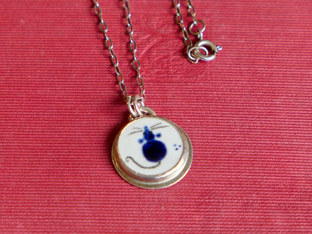 Enamel Mouse Pendant