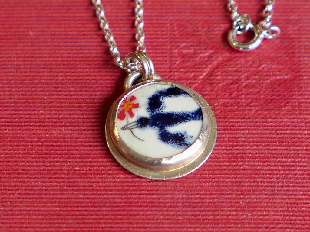 Flying Raven Pendant