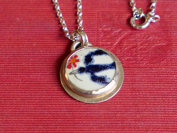 Flying Raven Pendant