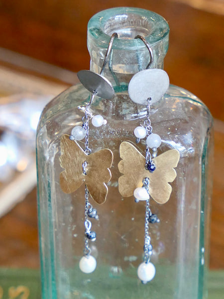Butterfly Drop Earrings